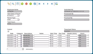 Manage employee timesheets online via the People Inc. ESS 